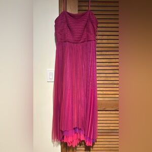 Chelsea28 Smocked Tulle Cocktail Dress